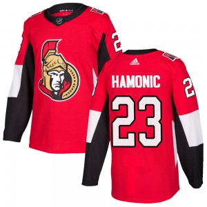 Youth Adidas Ottawa Senators Travis Hamonic Red Home Jersey - Authentic