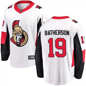 Youth Fanatics Branded Ottawa Senators Drake Batherson White Away Jersey - Breakaway