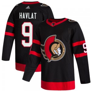 Youth Adidas Ottawa Senators Martin Havlat Black 2020/21 Home Jersey - Authentic