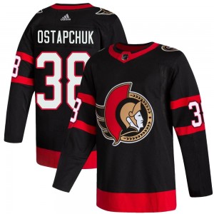 Youth Adidas Ottawa Senators Zack Ostapchuk Black 2020/21 Home Jersey - Authentic
