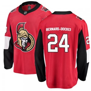 Men's Fanatics Branded Ottawa Senators Jacob Bernard-Docker Red Home Jersey - Breakaway