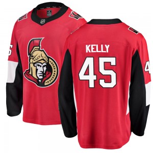 Men's Fanatics Branded Ottawa Senators Parker Kelly Red Home Jersey - Breakaway