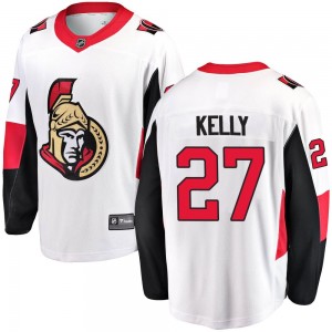 Men's Fanatics Branded Ottawa Senators Parker Kelly White Away Jersey - Breakaway