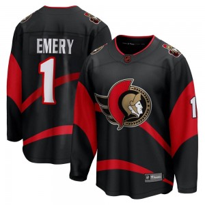Men's Fanatics Branded Ottawa Senators Ray Emery Black Special Edition 2.0 Jersey - Breakaway