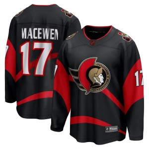 Men's Fanatics Branded Ottawa Senators Zack MacEwen Black Special Edition 2.0 Jersey - Breakaway