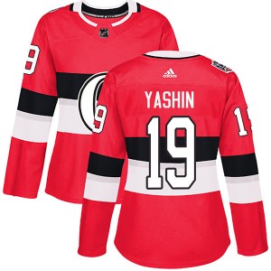 Women's Adidas Ottawa Senators Alexei Yashin Red 2017 100 Classic Jersey - Authentic